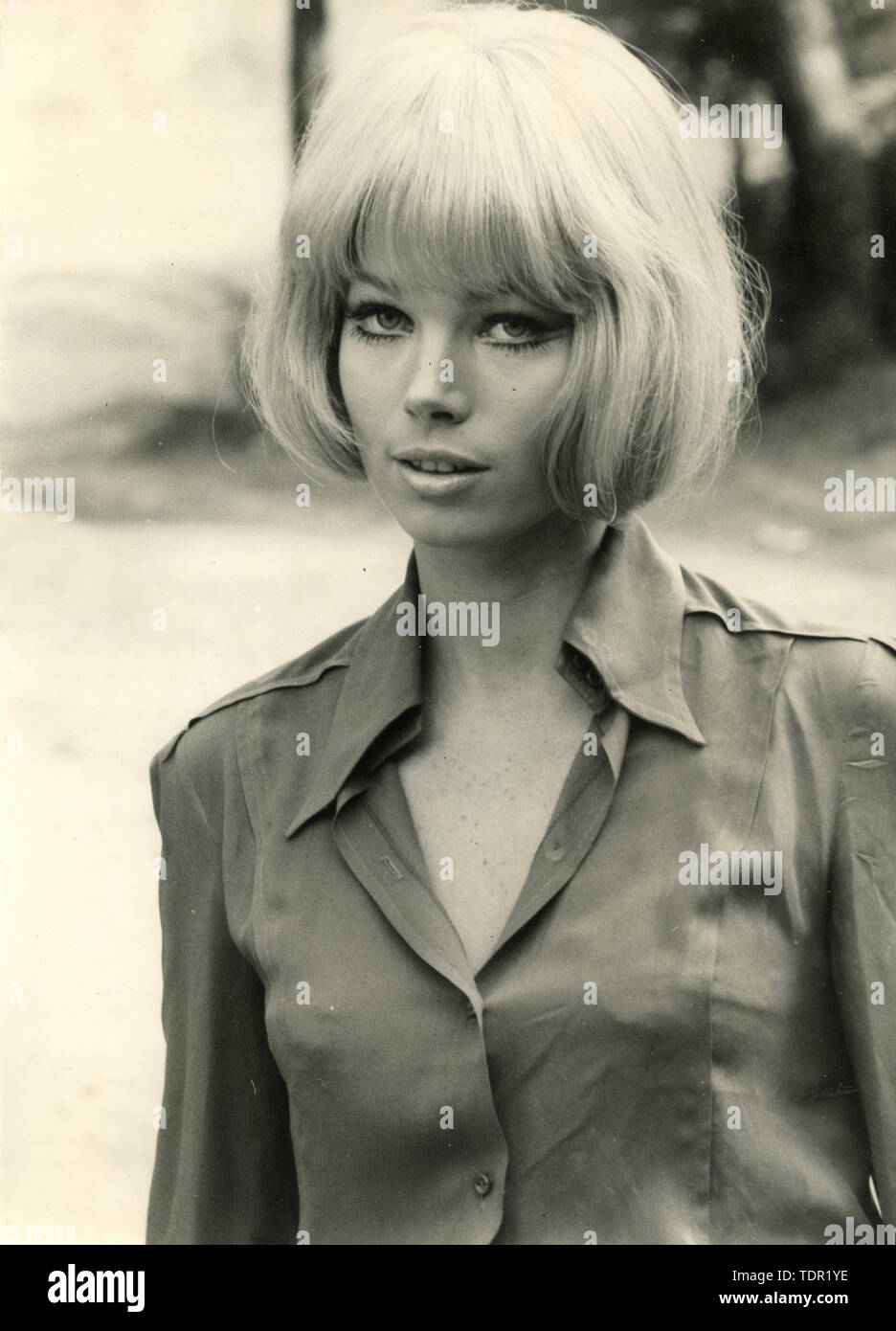 German actress Solvi Stubing 1970s Stock Photo - Alamy