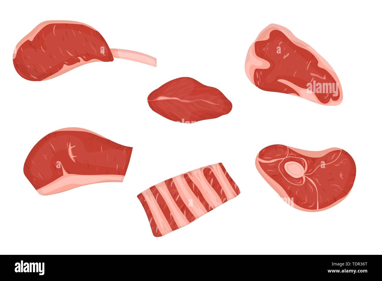 Cuts Of Beef Illustration High Resolution Stock Photography and Images ...