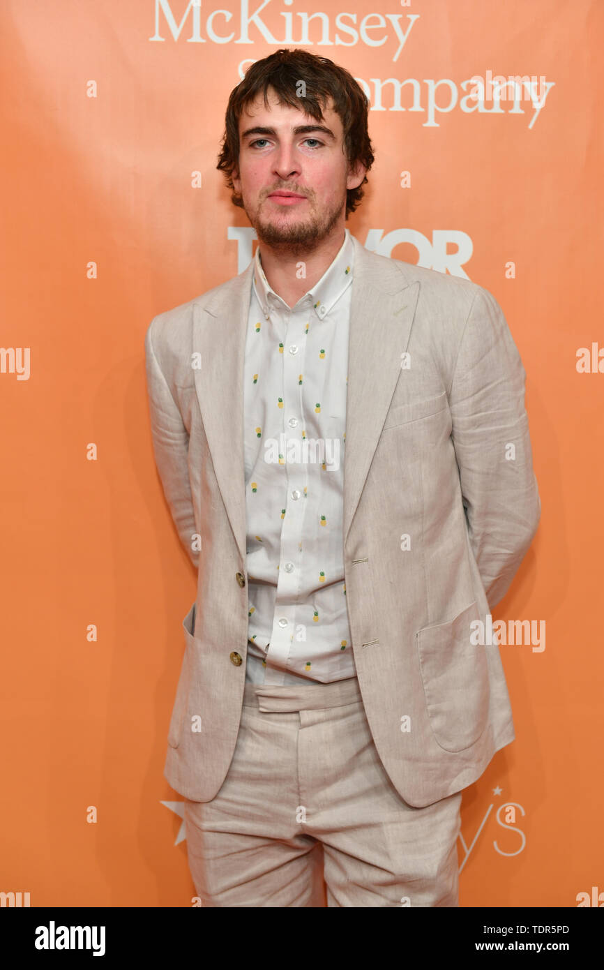 Will Heard attends the 2019 TrevorLIVE New York Gala at Cipriani Wall ...