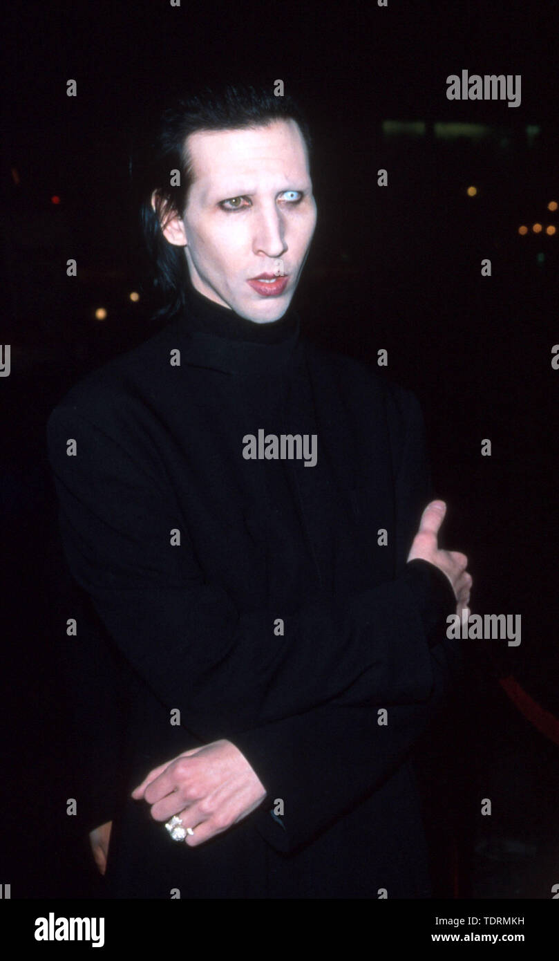 Nov 17, 1999; Los Angeles, CA, USA; Singer MARILYN MANSON @ The 'Sleepy Hollow' premiere..  (Credit Image: Â© Chris Delmas/ZUMA Wire) Stock Photo