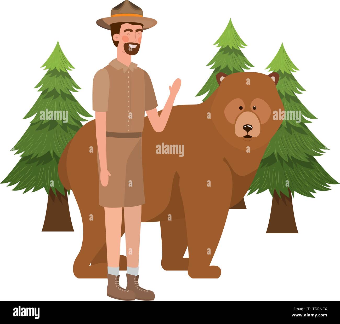 Conservation ranger Cut Out Stock Images & Pictures - Alamy