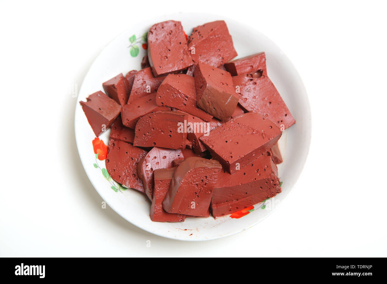 Pig blood, duck blood Stock Photo - Alamy
