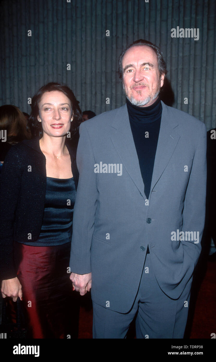 Feb 03 2000 Los Angeles Ca Usa Wes Craven And His Wife At The