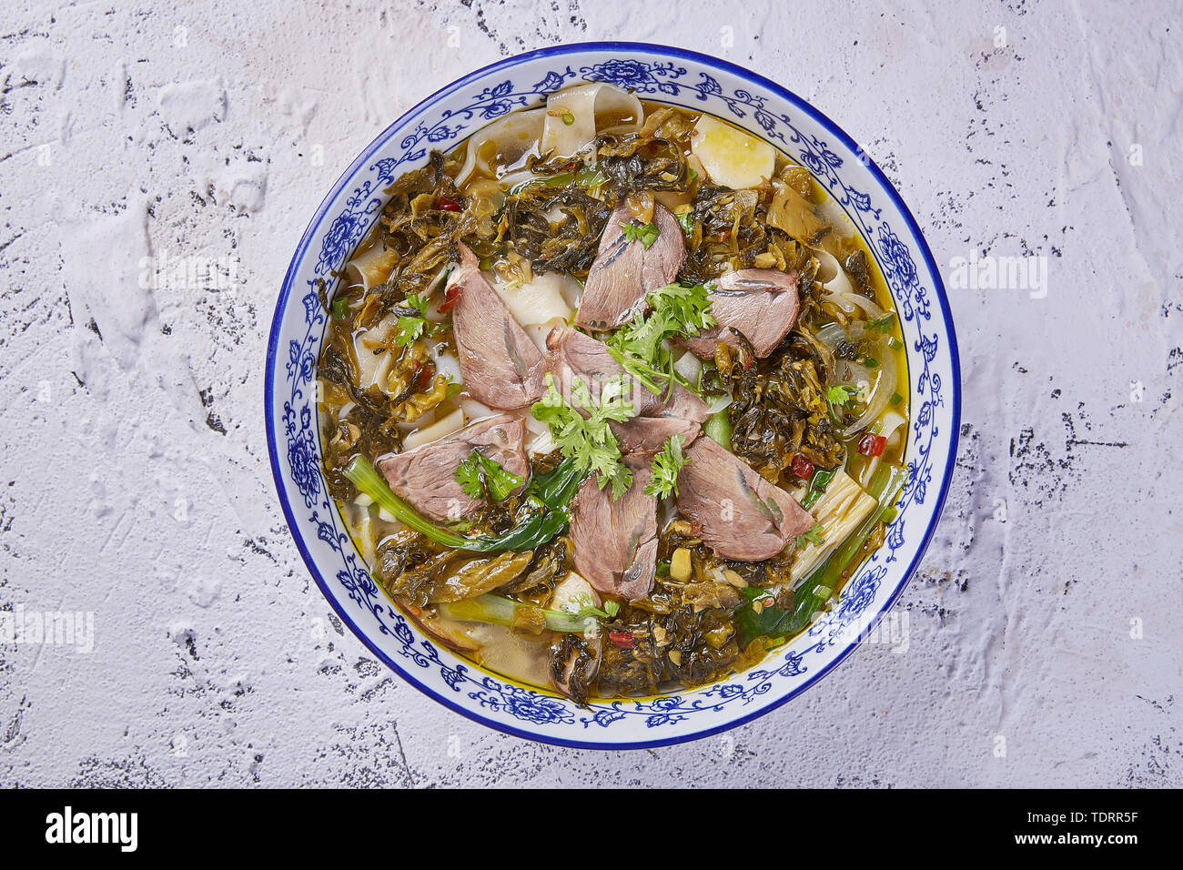 Sauerkraut beef noodles Stock Photo Alamy