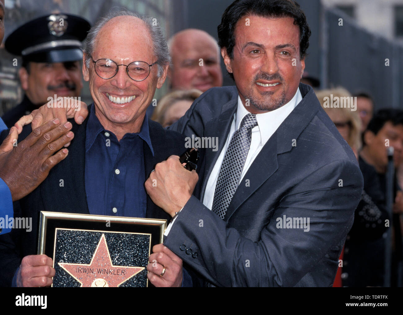 Apr 01, 2000; Los Angeles, CA, USA; Actors IRWIN WINKLER & SYLVESTER