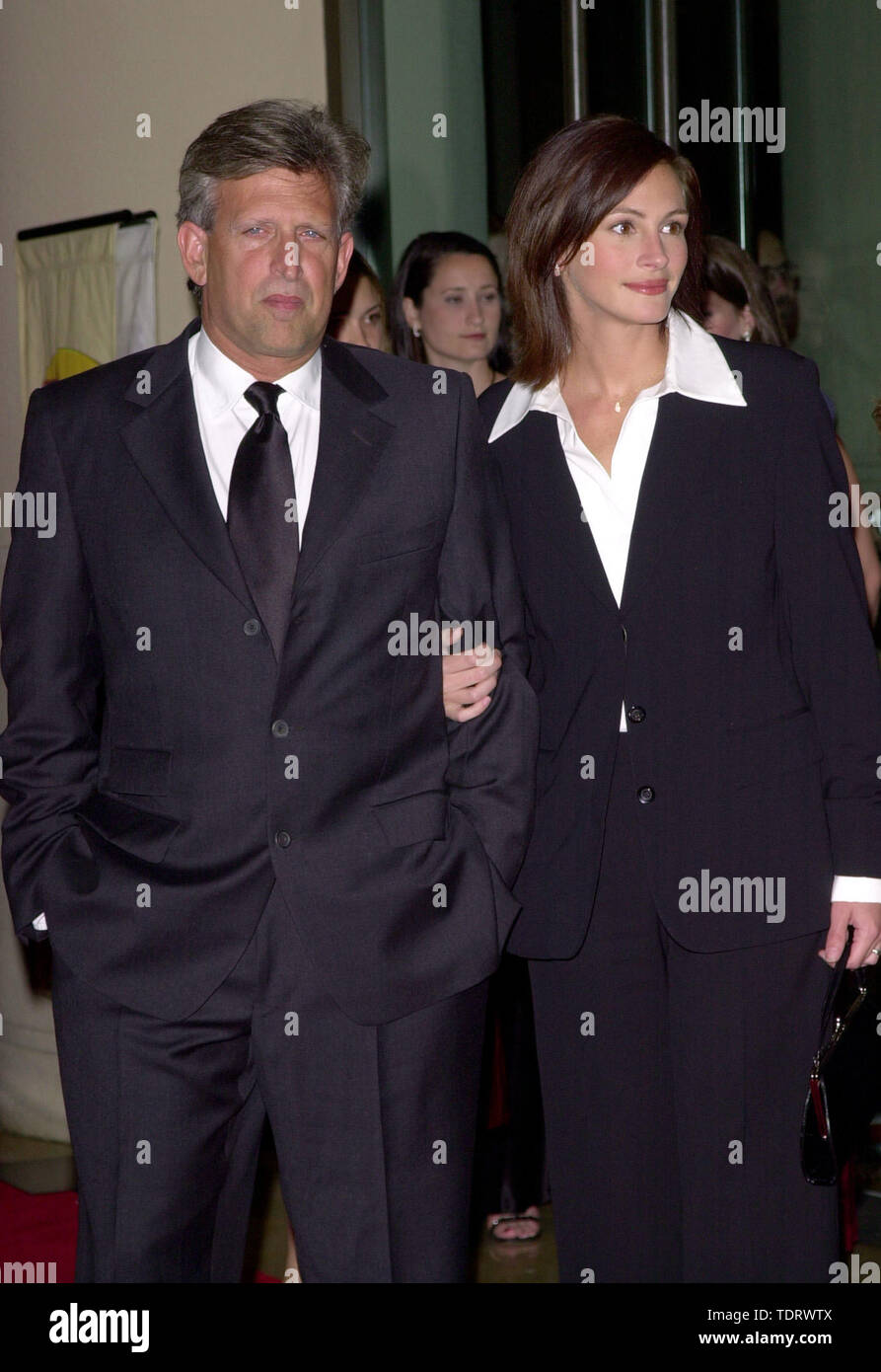 Sep 23, 2000; Los Angeles, CA, USA; Actor JULIA ROBERTS with producer JOE ROTH @ the American Cinematheque Moving Picture Ball Honoring Bruce Willis. (Credit Image: © Chris Delmas/ZUMA Wire) Stock Photo