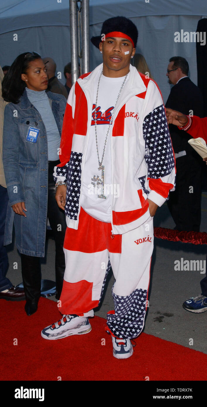 Jan 09, 2002; Los Angeles, CA, USA; Rapper NELLY @ the 2002 American Music Awards @ the Shrine auditorium..  (Credit Image: Â© Chris Delmas/ZUMA Wire) Stock Photo