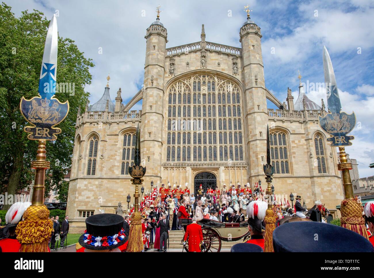 Queen Elizabeth Ii Prince Charles And Camilla Duchess Of