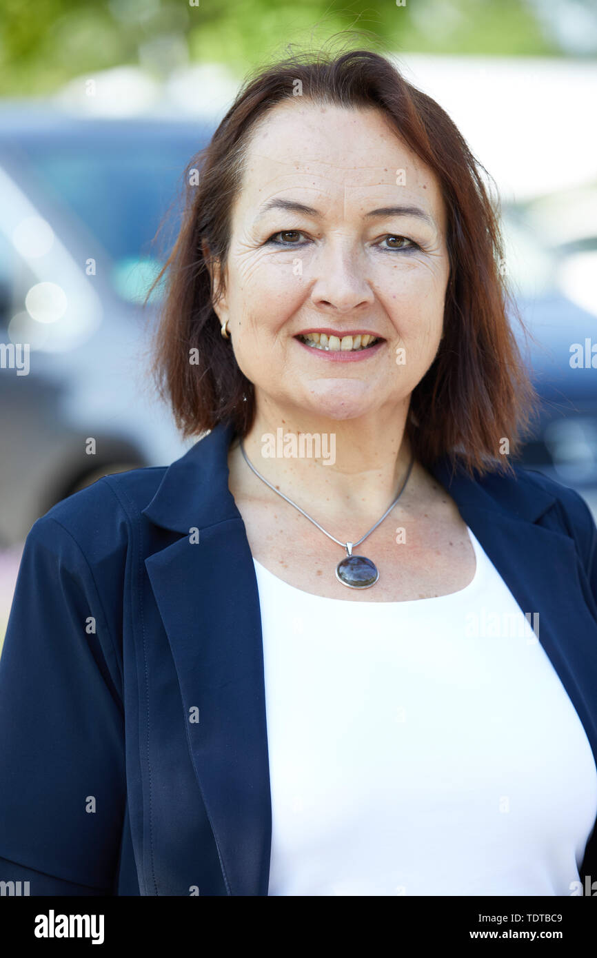 Hamburg, Germany. 19th June, 2019. Anja van Niersen, CEO Allego, will