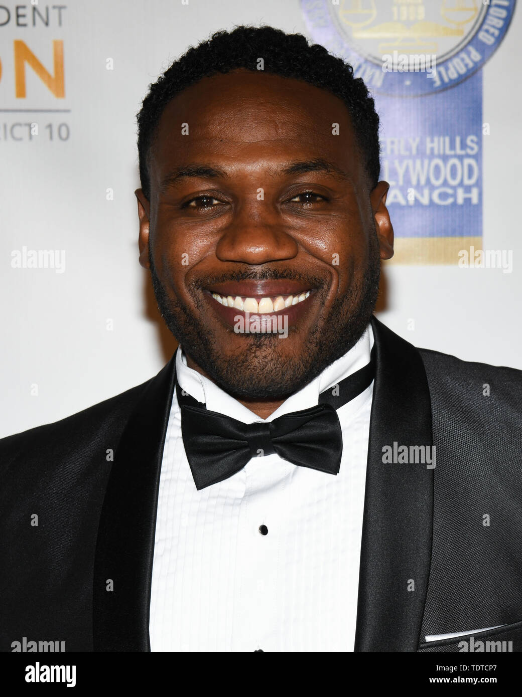 June 17, 2019 - Los Angeles, CA, U.S. - 17 June 2019 - Los Angeles, California - Rogelio Douglas Jr.. 28th Annual NAACP Theatre Awards held at the Millenium Biltmore Hotel. Photo Credit: Billy Bennight/AdMedia (Credit Image: © Billy Bennight/AdMedia) Stock Photo