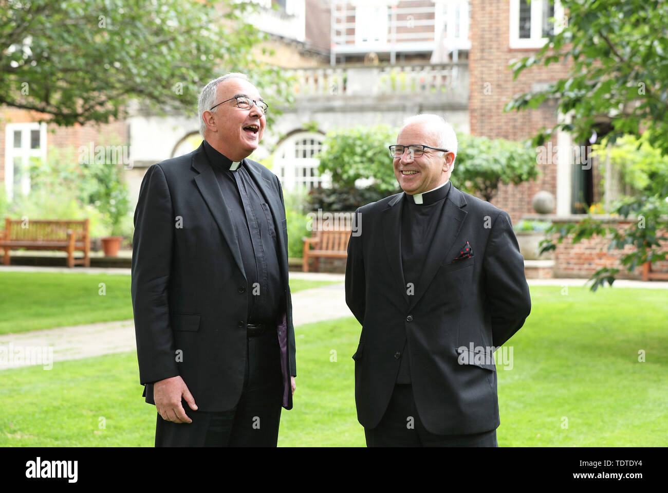 Outgoing Dean of Westminster, The Very Reverend Dr John Hall (left ...