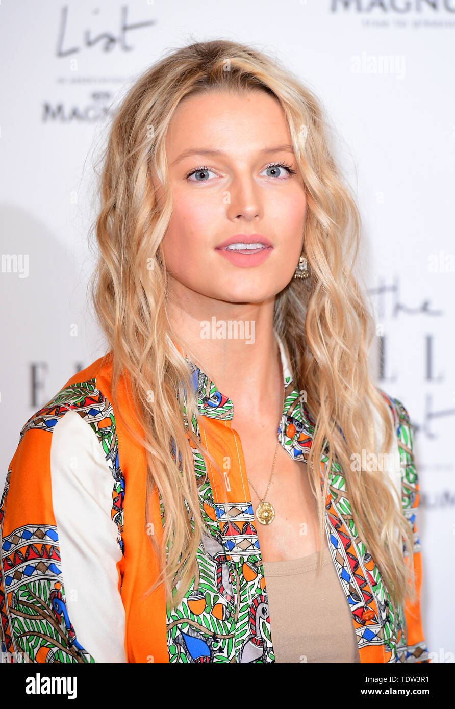 Lily Travers attending the ELLE List VIP Party at The Petersham, London Stock Photo Alamy