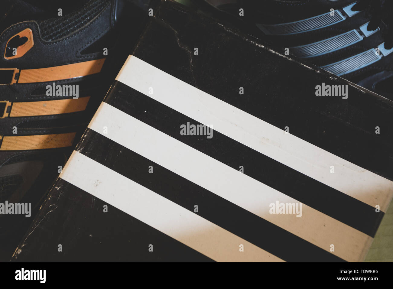 The brand with the three stripes hi-res stock photography and images - Alamy