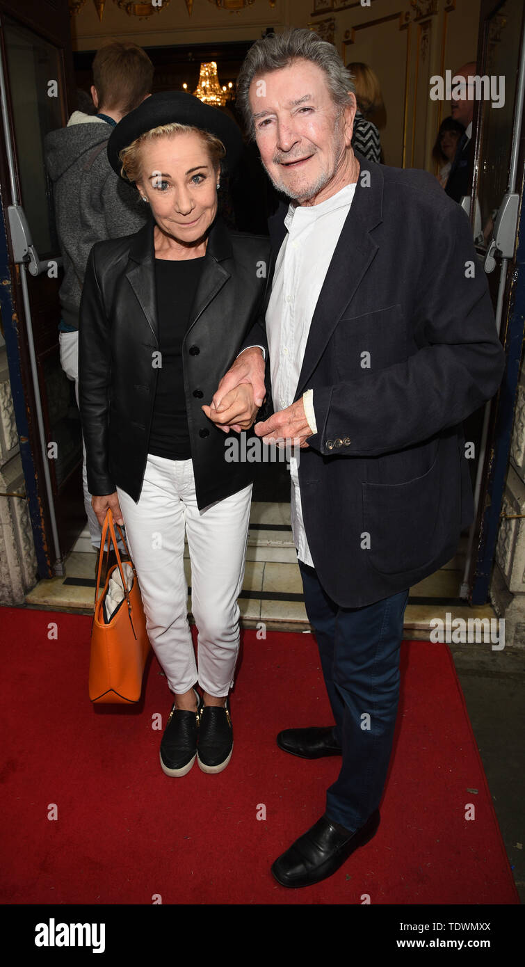 London, UK. 19th June, 2019. Zoe Wanamaker and Gawn Grainger at the Bitter Wheat Press Night at the Garrick Theatre, Charing Cross Road Credit: SOPA Images Limited/Alamy Live News Stock Photo