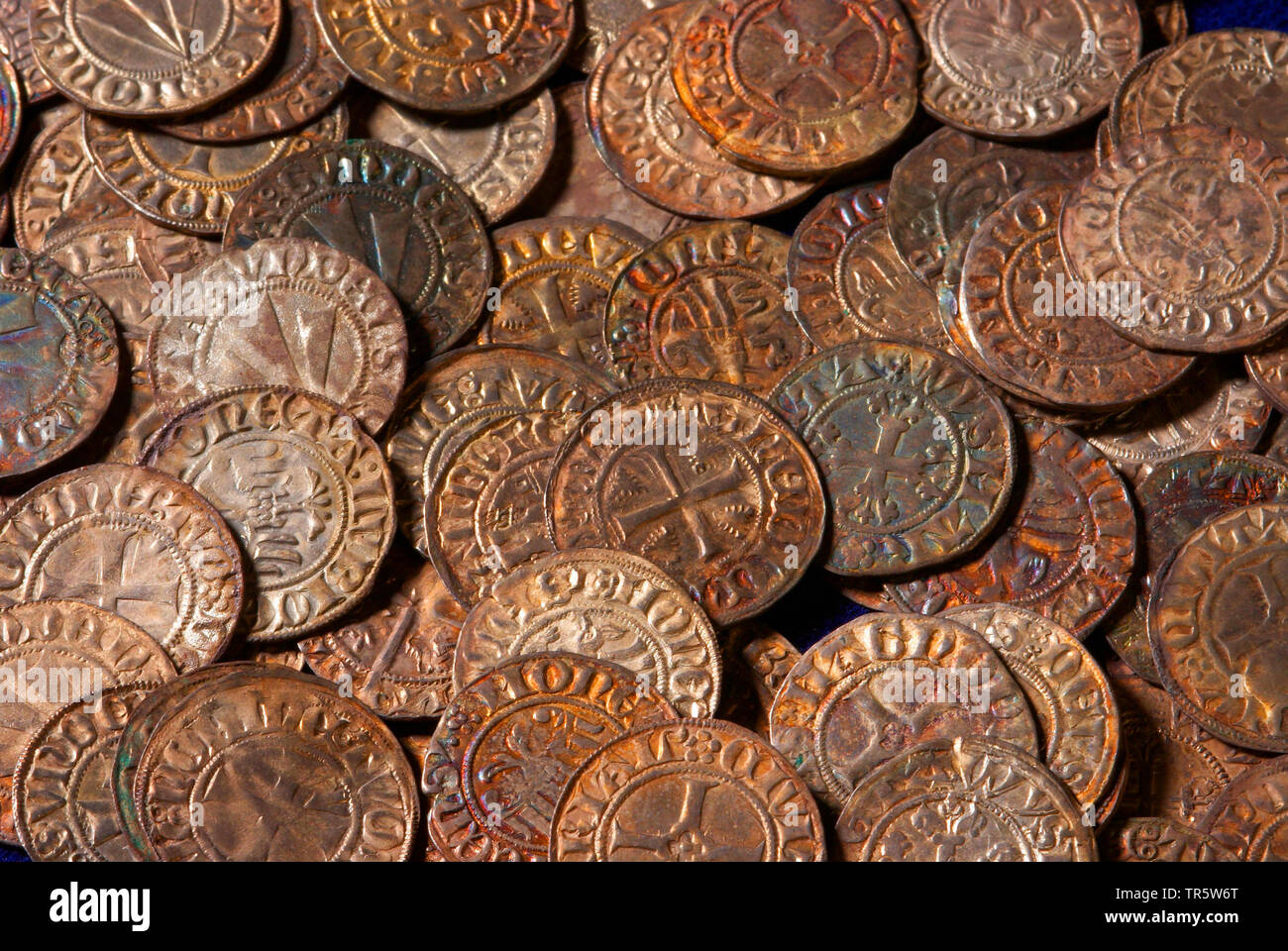 Old silver coins hi-res stock photography and images - Alamy
