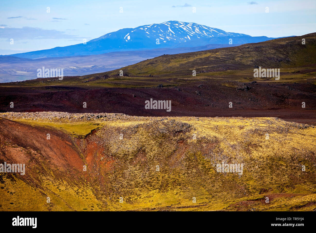 Vulkan Hekla, Iceland, South Iceland, Hekla Stock Photo