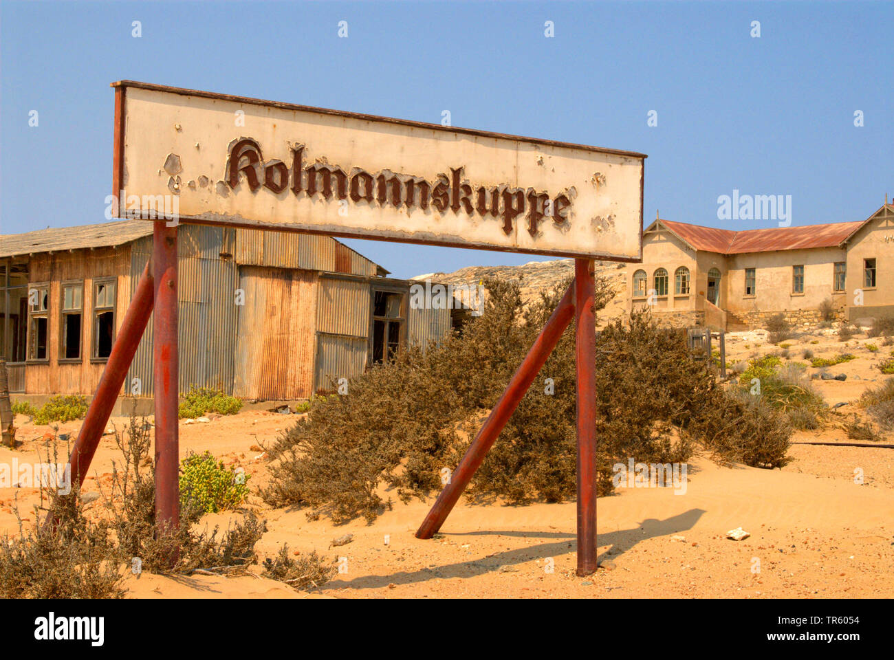 ghost town Kolmannskuppe, Namibia, Kolmannskuppe Stock Photo