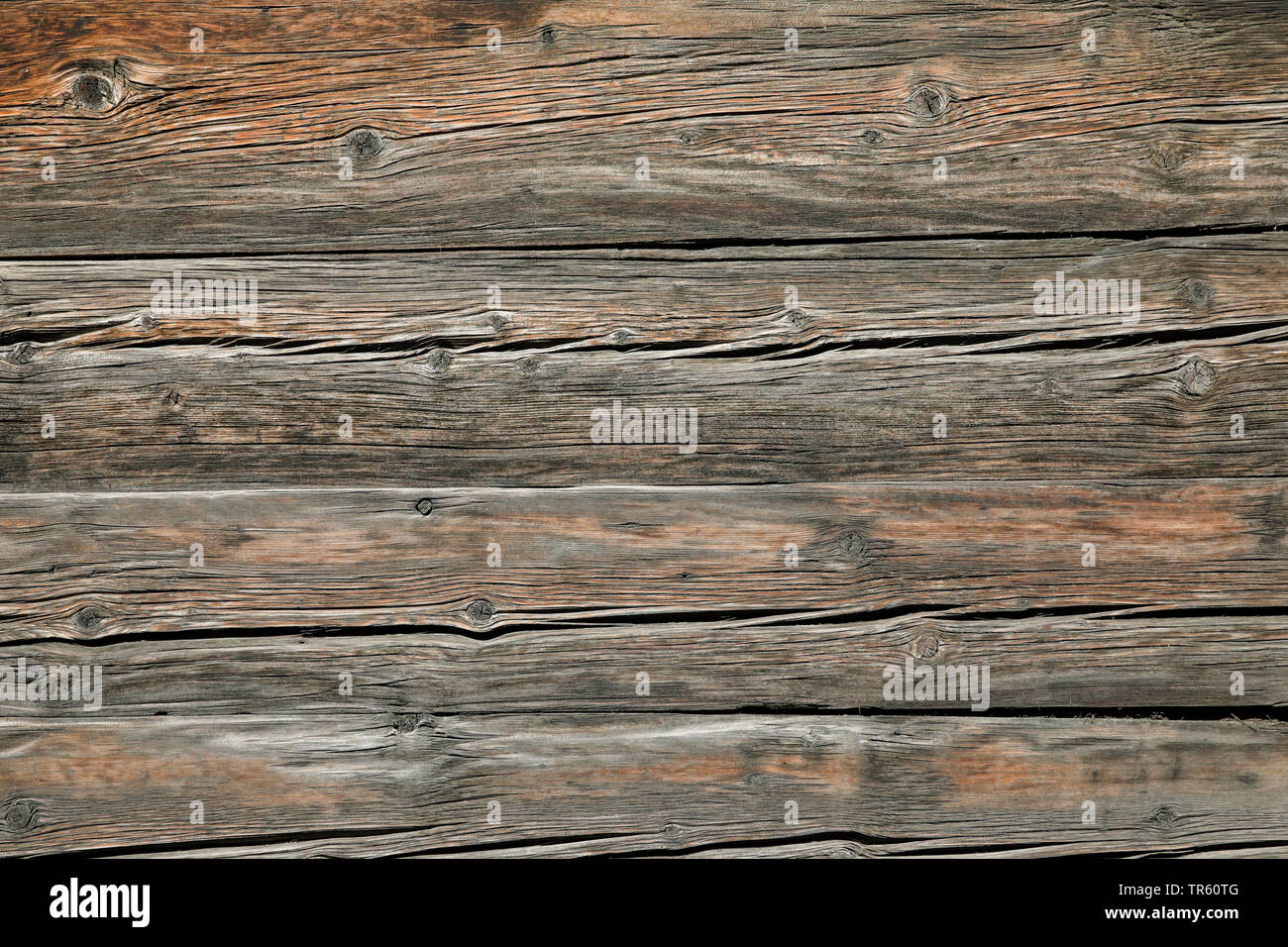 timber wall, Switzerland, Valais Stock Photo