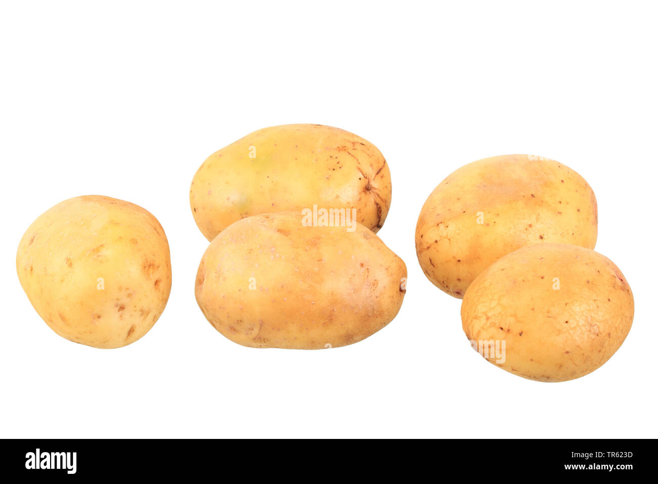 potato (Solanum tuberosum Jelly), potatoes of cultivar Jelly, cutout