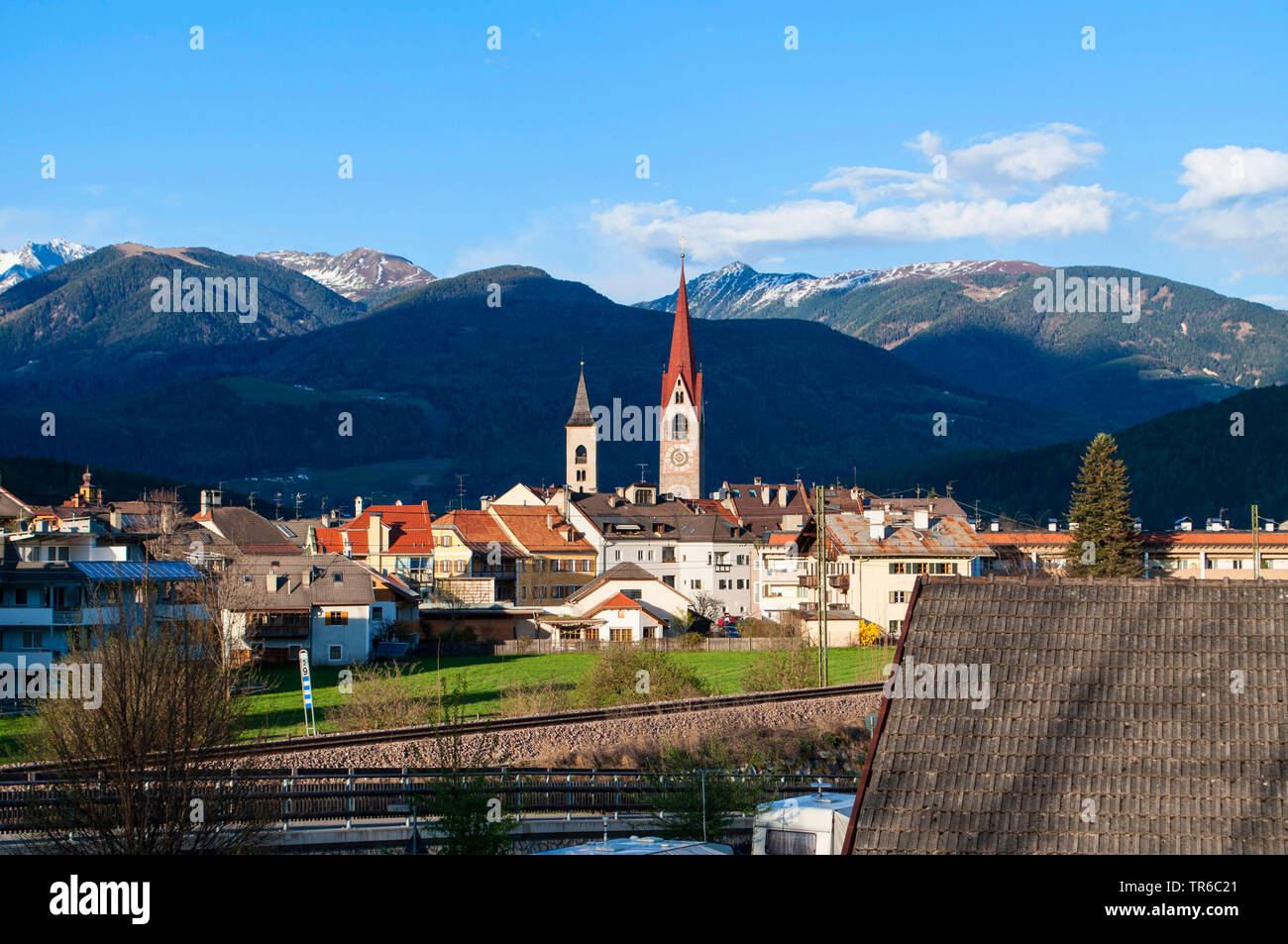 St. Lorenzen, Italy, South Tyrol Stock Photo