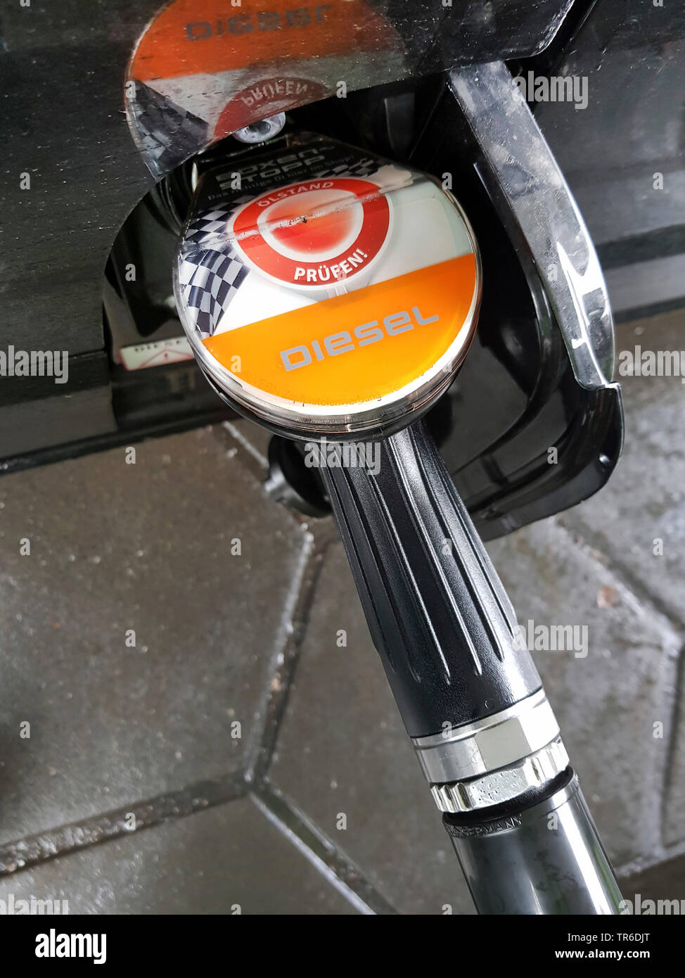 diesel pump, Germany Stock Photo