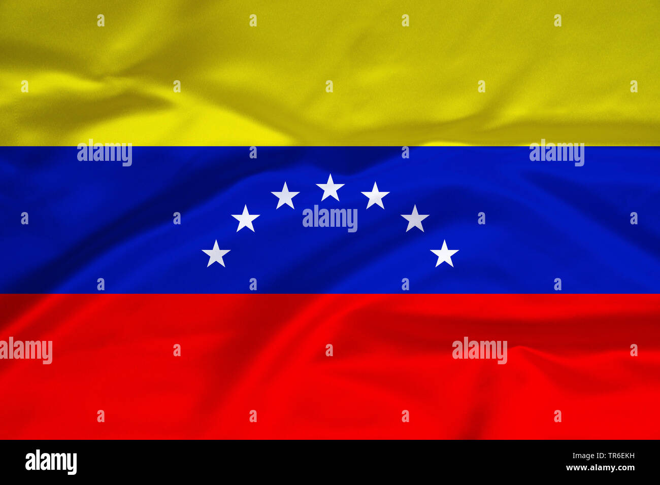 flag of Venezuela, Venezuela Stock Photo