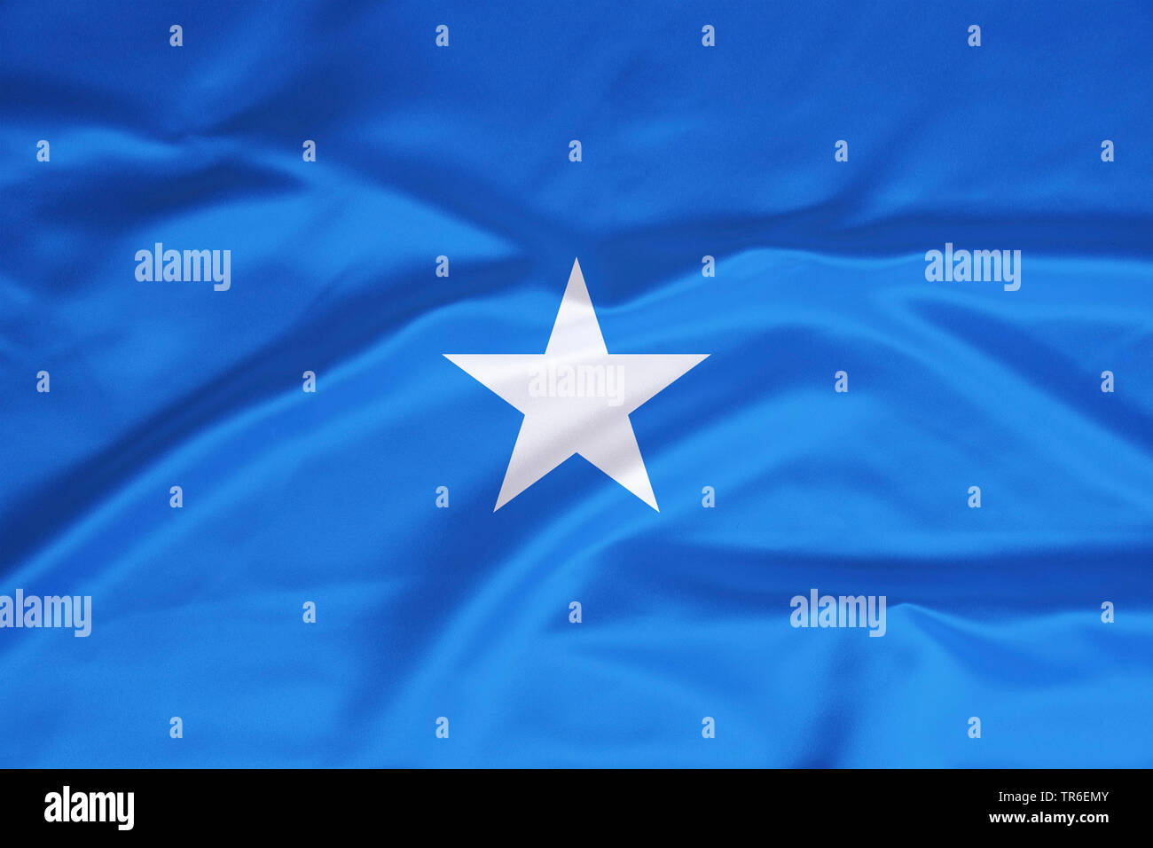 flag of Somalia, Somalia Stock Photo