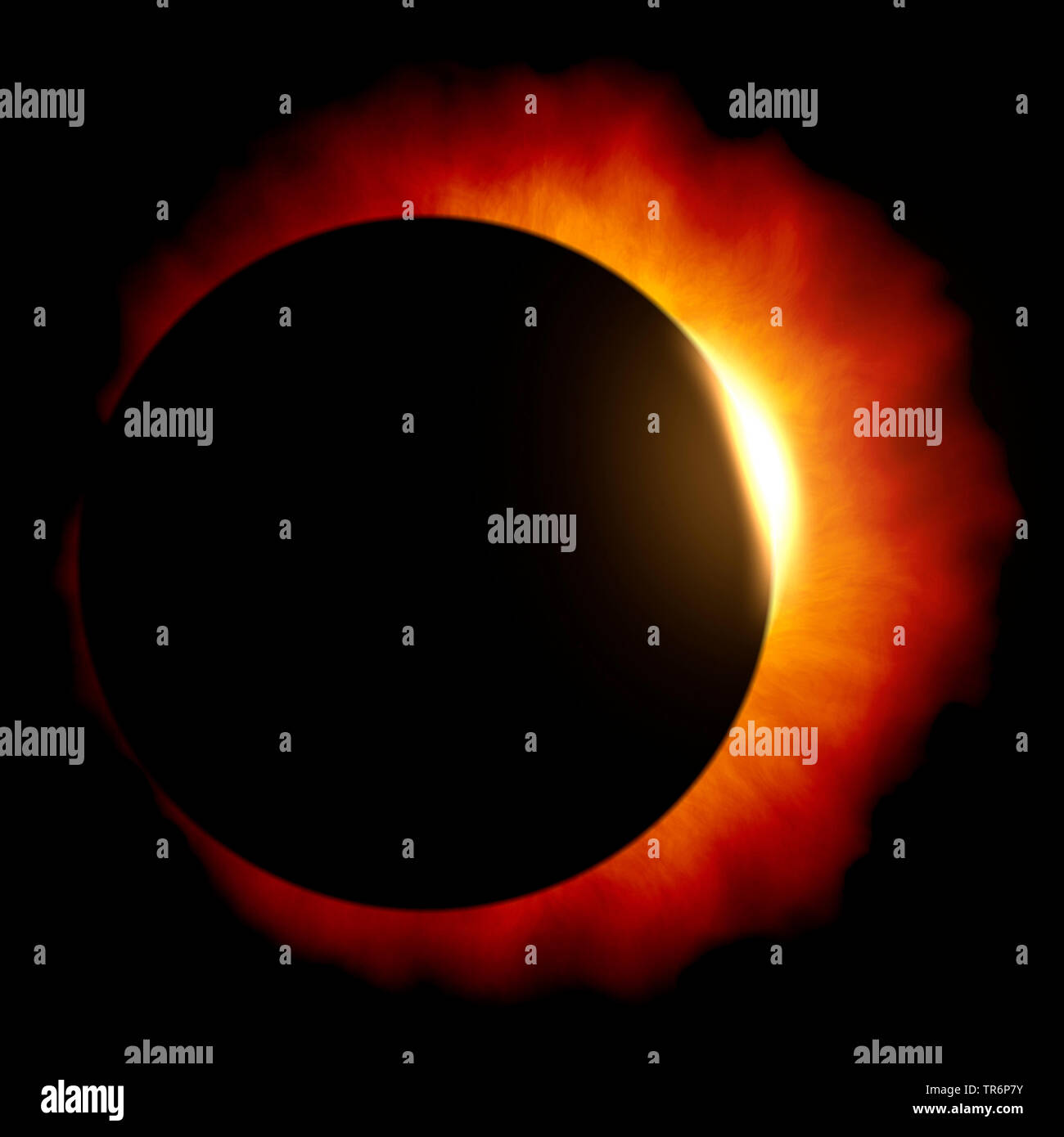 solar eclipse Stock Photo
