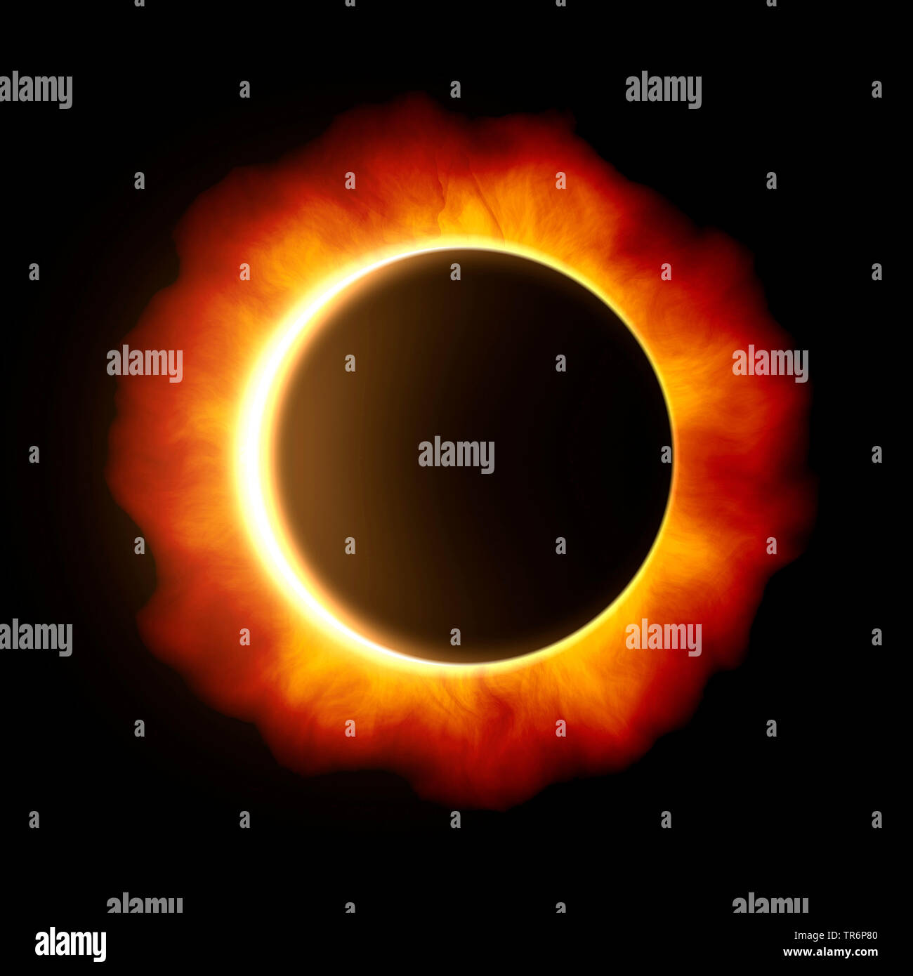 solar eclipse Stock Photo