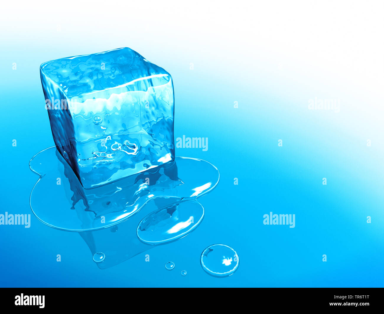 melting ice cube Stock Photo Alamy
