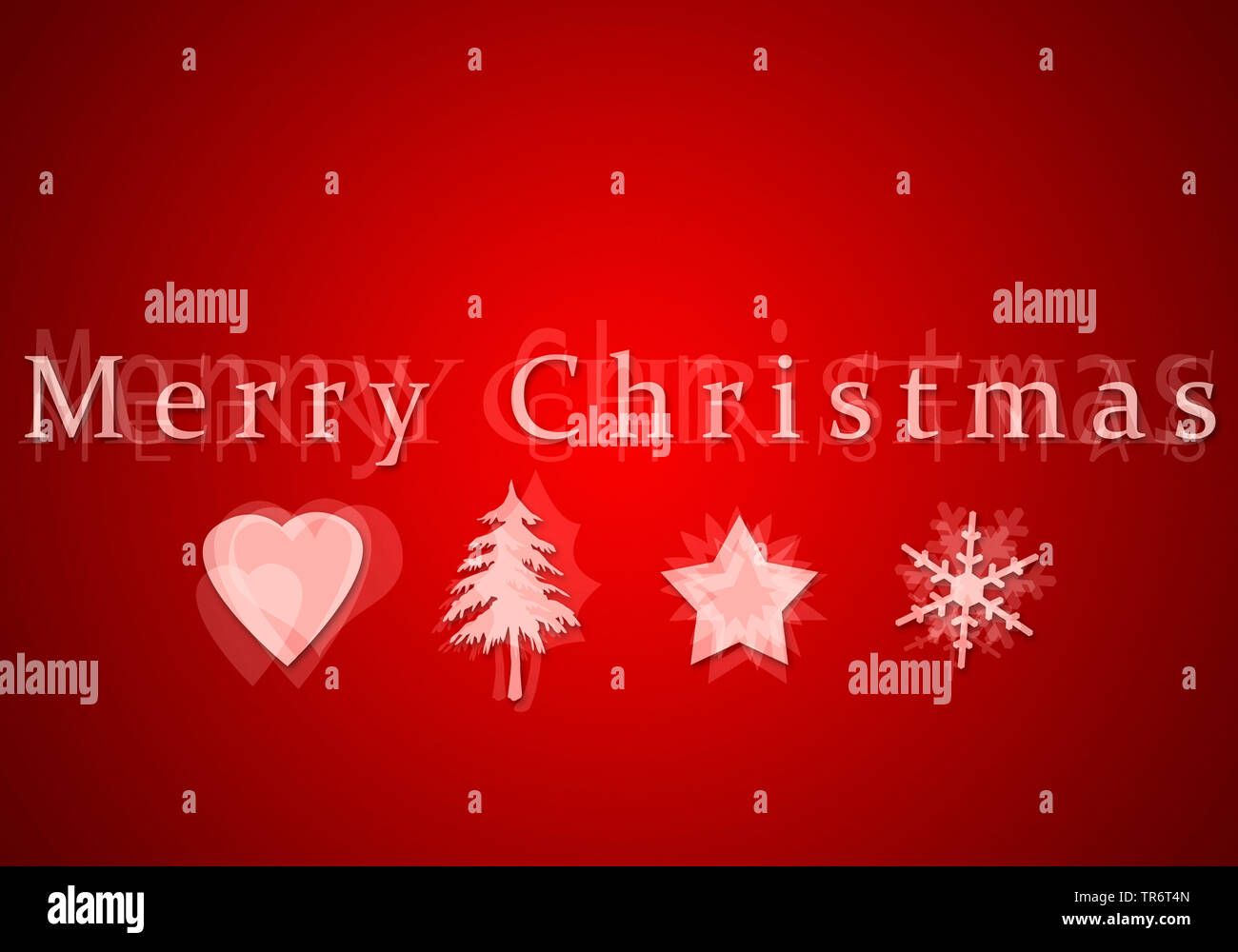 merry christmas card, computer graphik Stock Photo - Alamy
