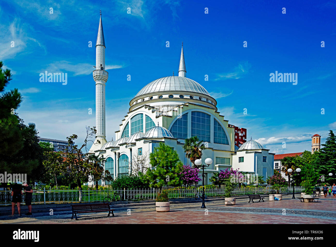 Ebu Beker Mosque, Albania, Shkodra Stock Photo