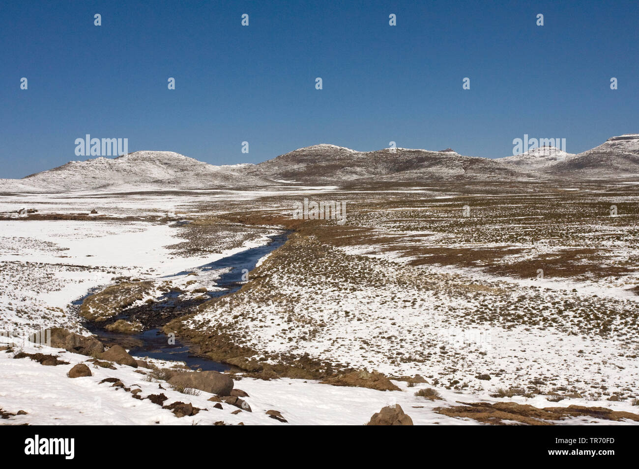 Drakensbergen, Lesotho Stock Photo