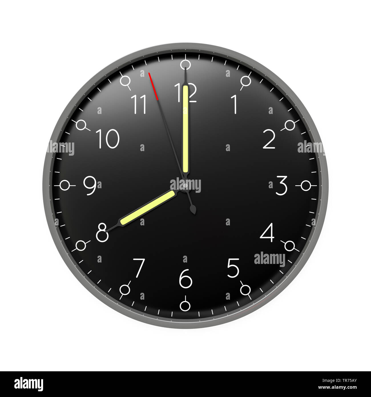Black Clock Against White Background At 8 O clock Stock Photo Alamy black-clock-against-white-background-at-8-o-clock-stock-photo-alamy