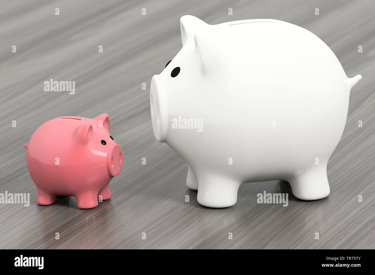 big plastic piggy bank