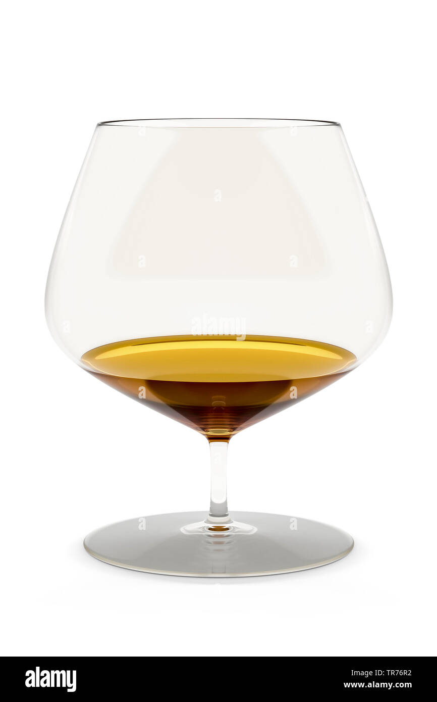 Cognac glas, computer graphik Stock Photo - Alamy