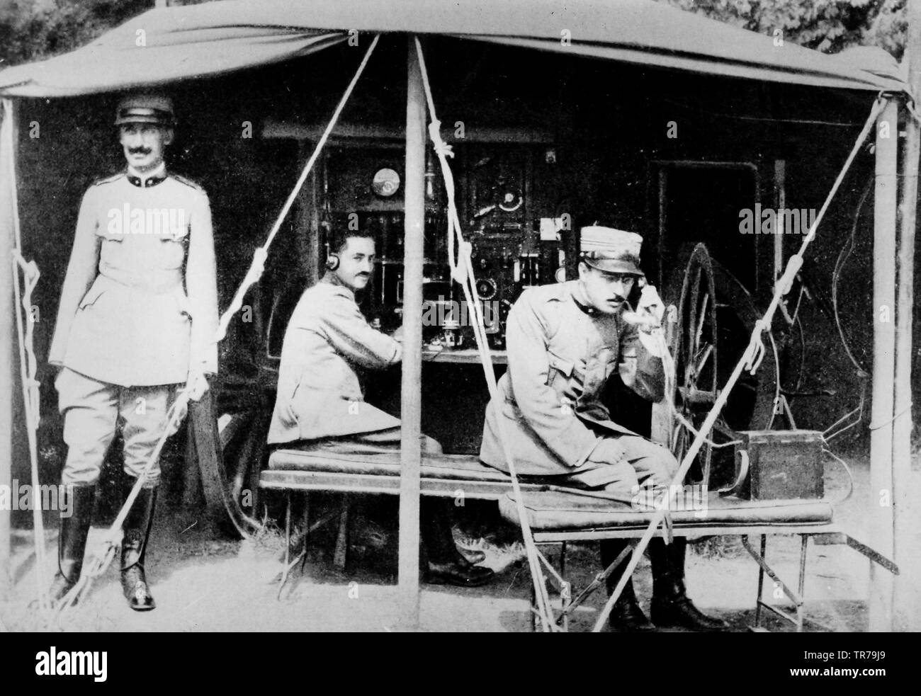 radiotelegraph, first world war Stock Photo
