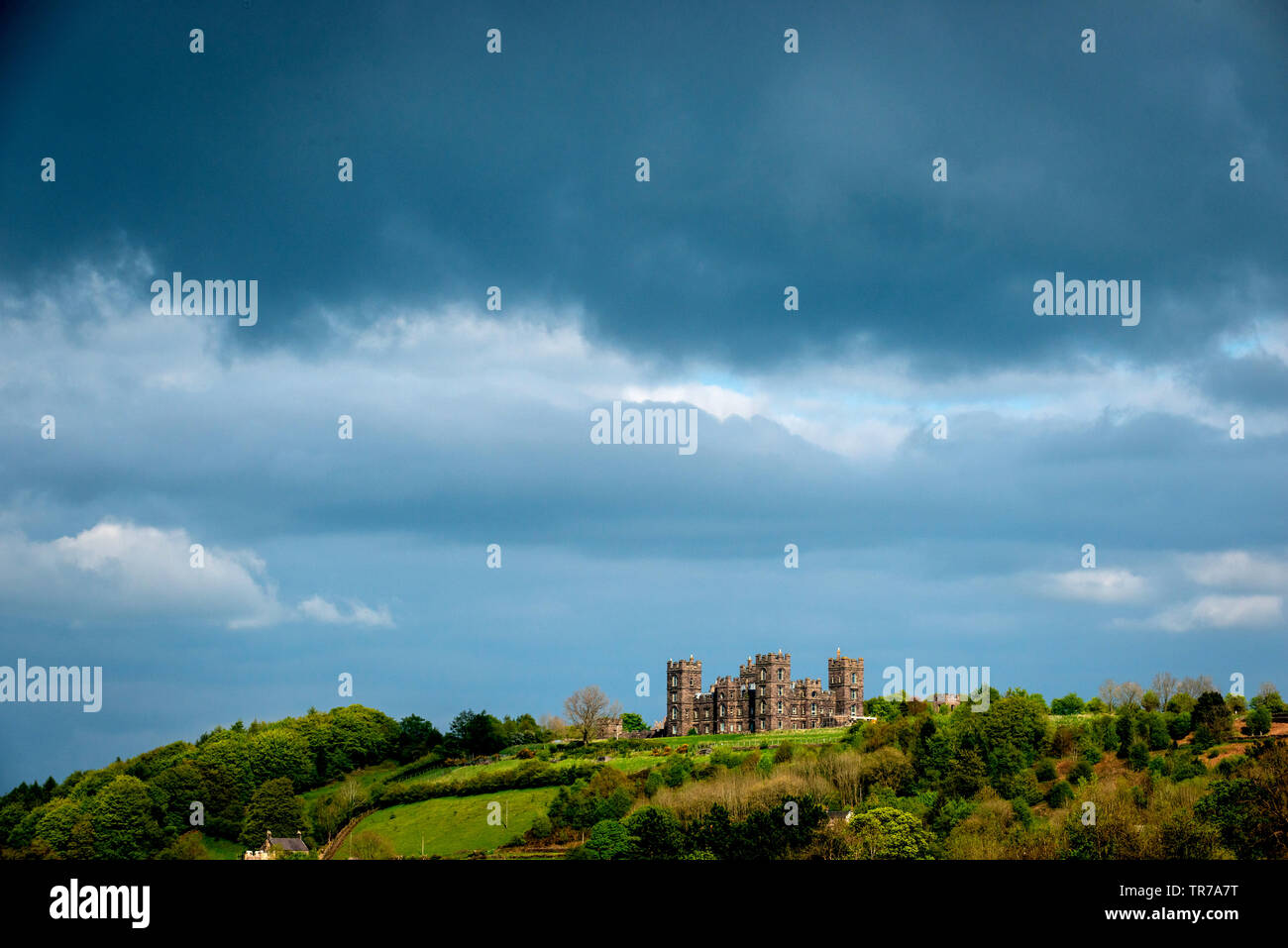 Riber Castle in Derbyshire Stock Photo - Alamy