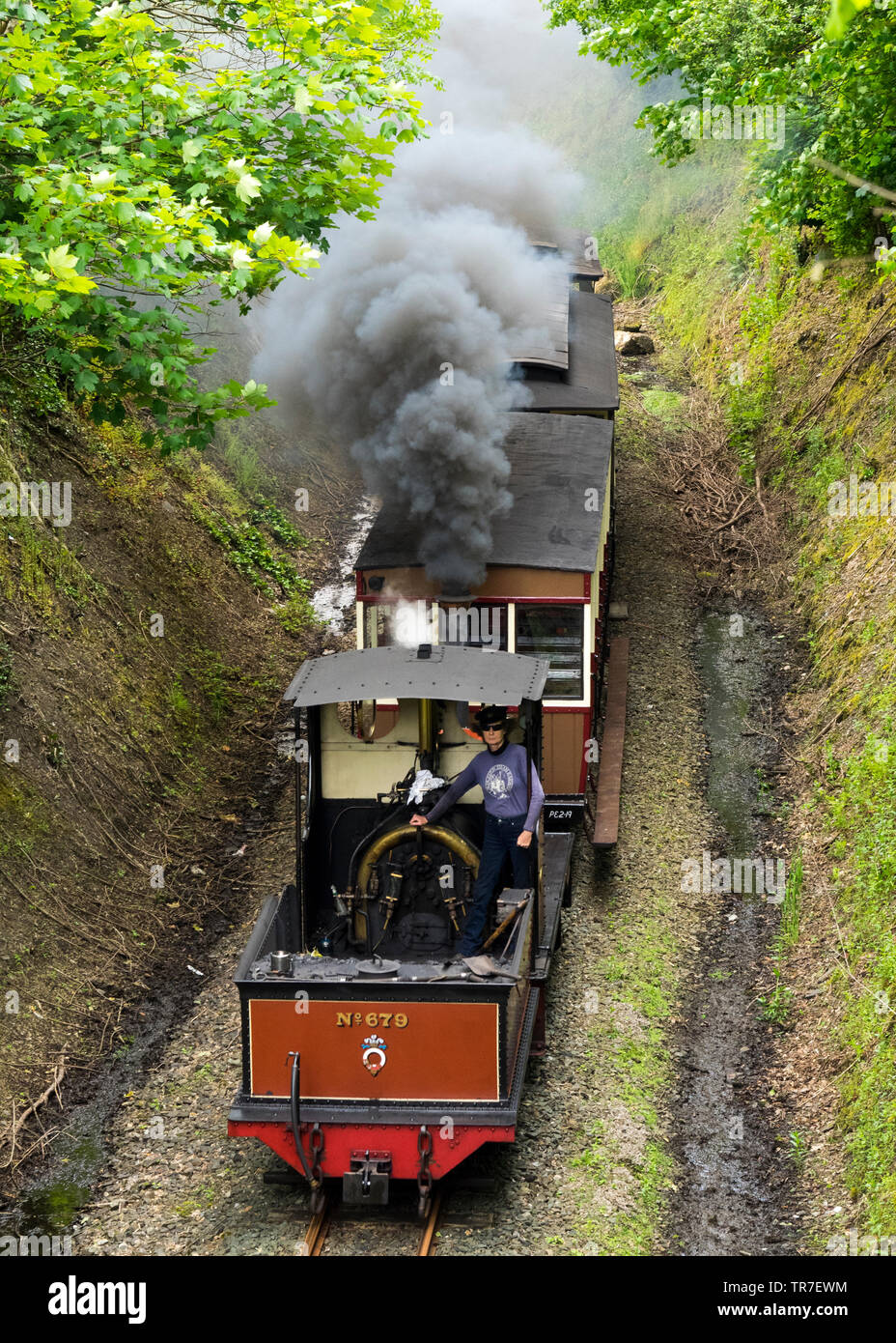 Launceston Steam Railway, Cornwall, UK Stock Photo