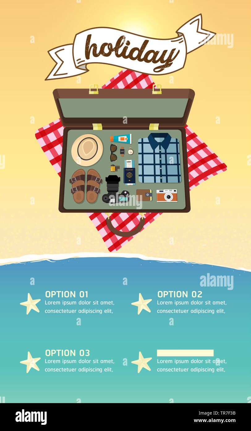 infographic-travel-planning-a-summer-vacation-stock-photo-alamy