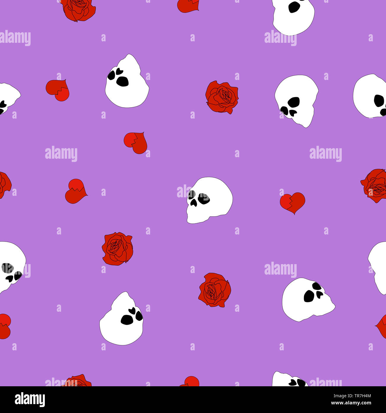 girly skulls and roses wallpaper