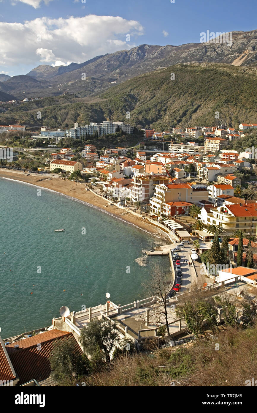 Rafailovici beach hi-res stock photography and images - Alamy