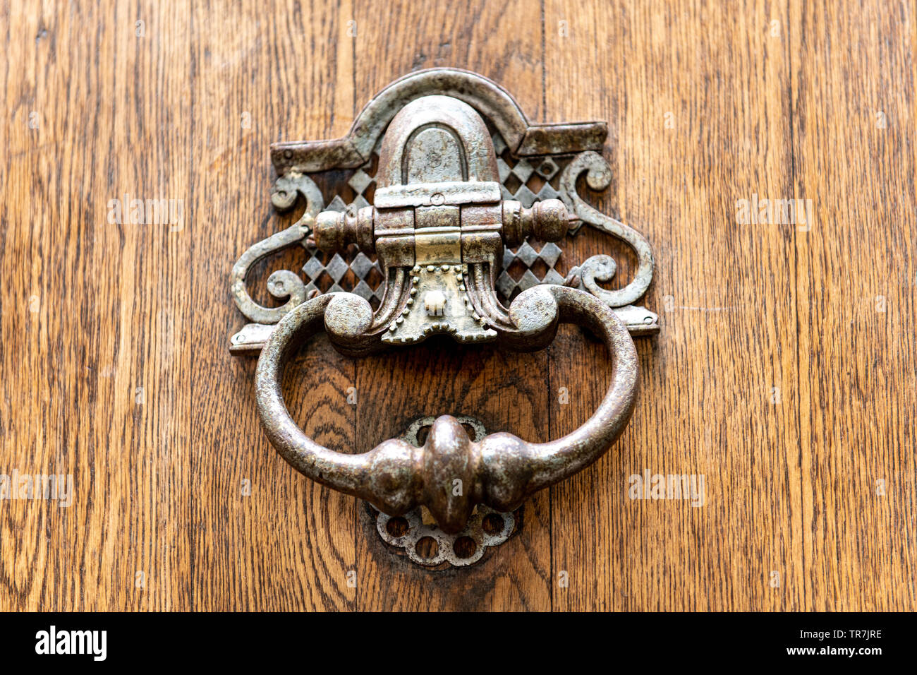 Ornate Door Knocker in Bordeaux, France Stock Photo Alamy