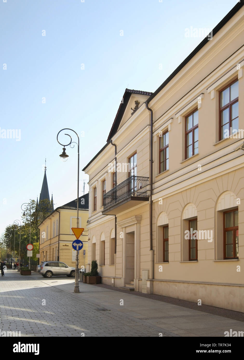 Old street in Kielce. Poland Stock Photo Alamy