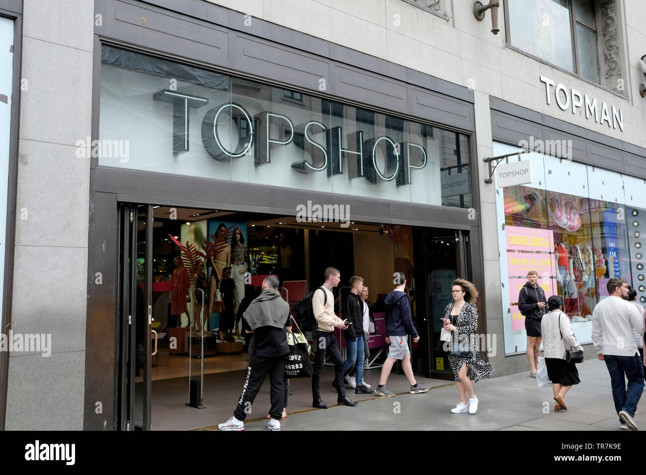 A general view of Topshop store on Oxford Street, London, UK Stock Photo -  Alamy