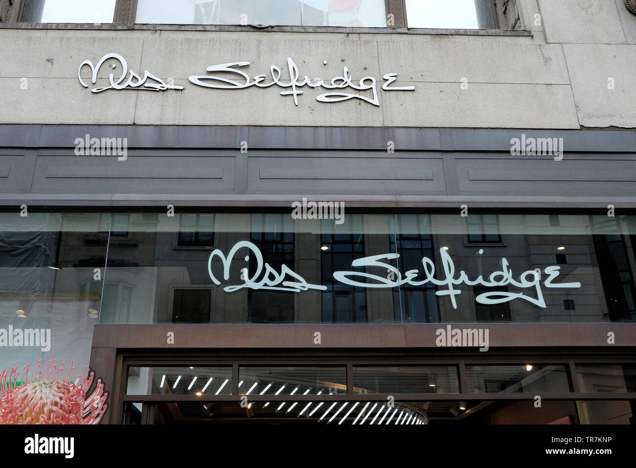 A general view of Miss Selfridge on Oxford Street, central London, UK Stock Photo