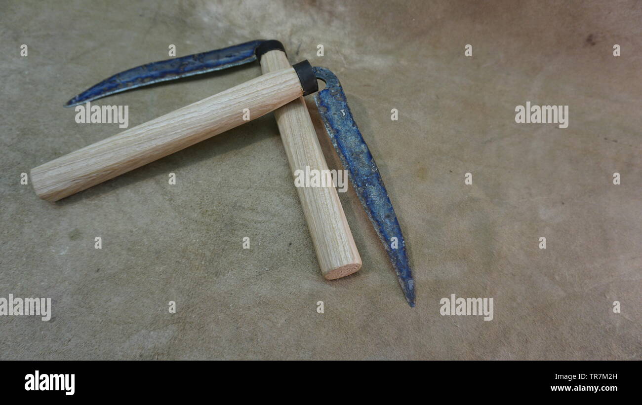 japanese edo period ninja kama sickles, reconstruction by daegrad tools  Stock Photo - Alamy