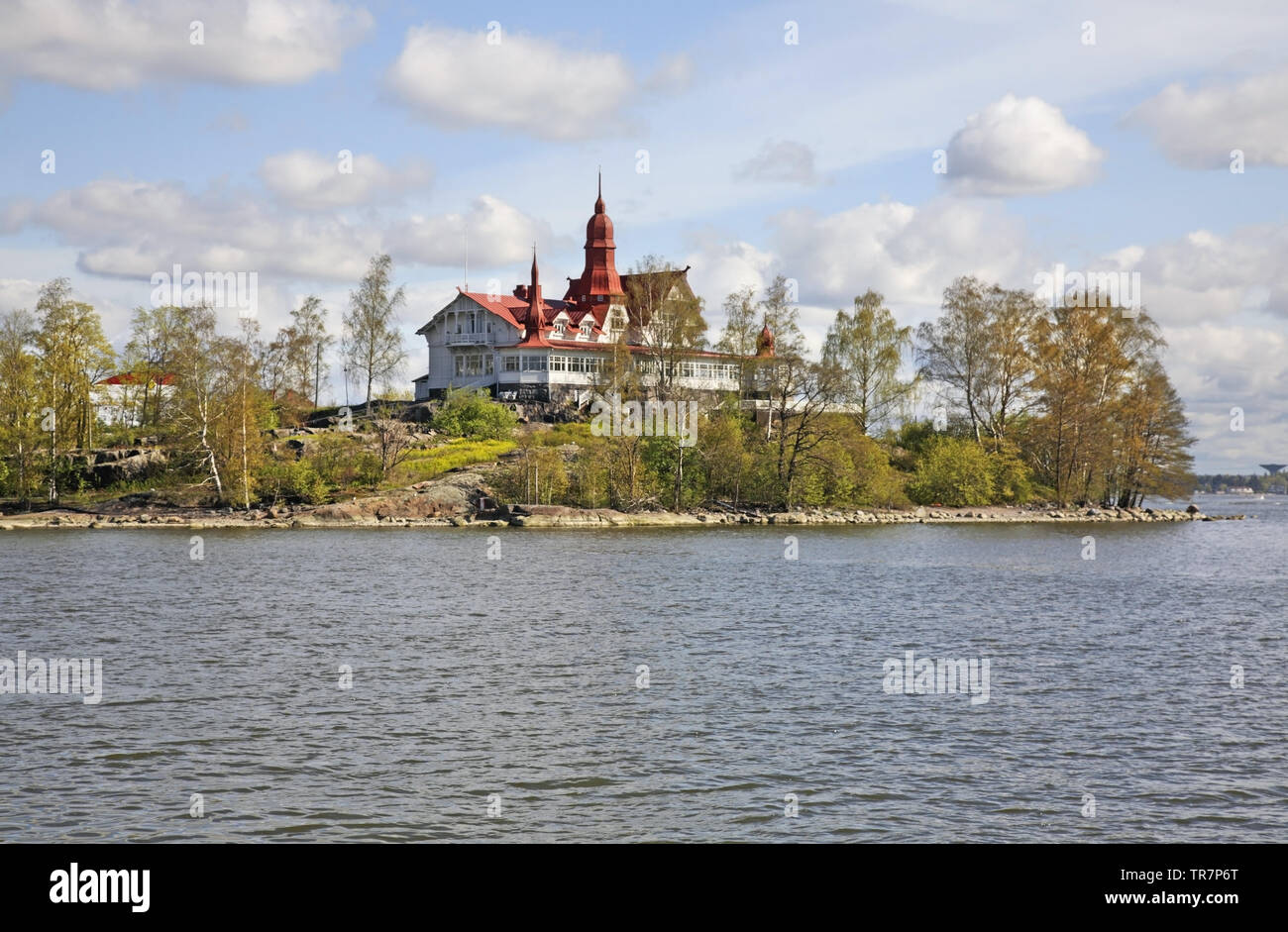 Luoto island in Helsinki. Finland Stock Photo