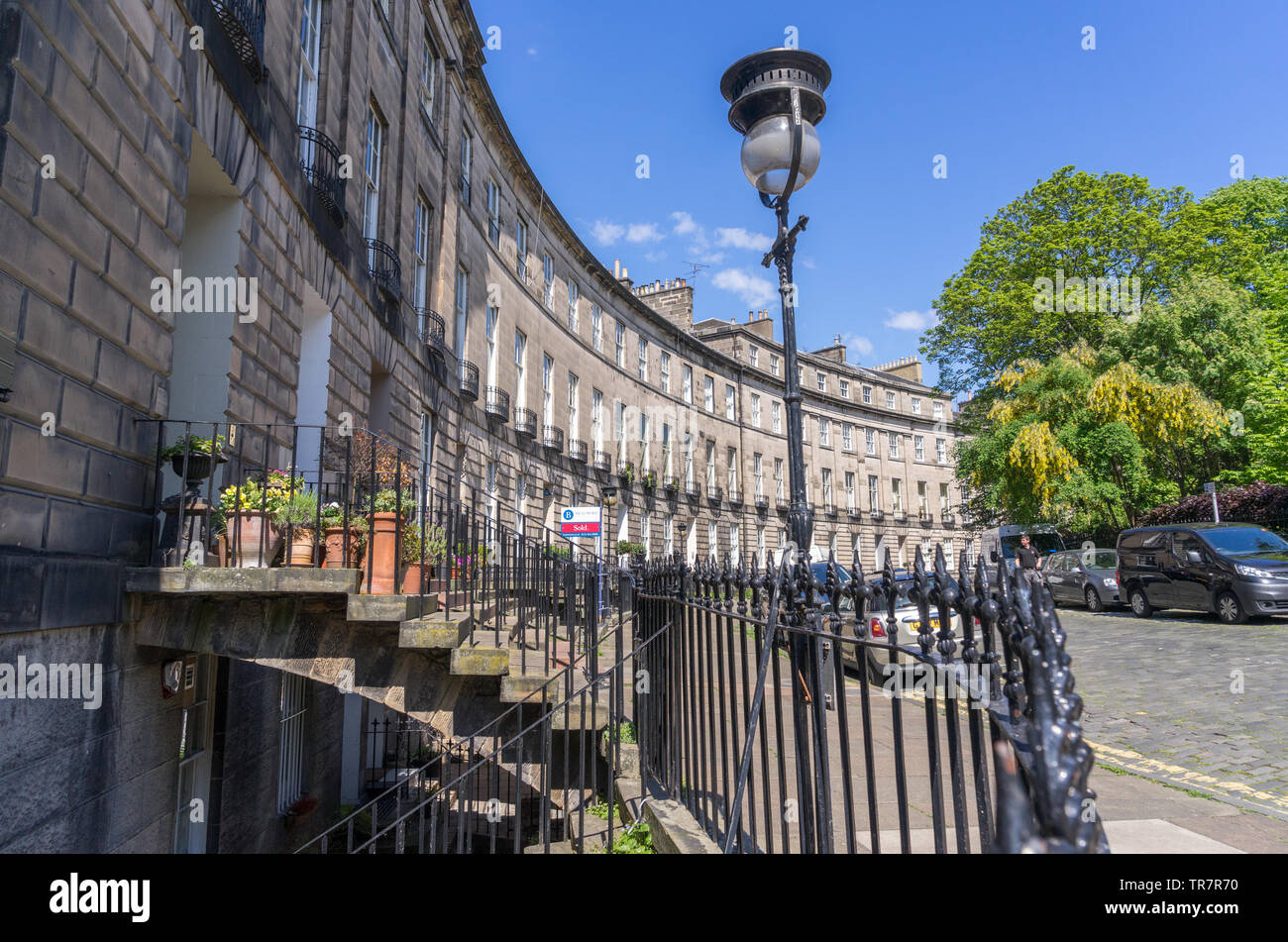 Royal Circus in the Stockbridge area of Edinburghs New Town Stock Photo