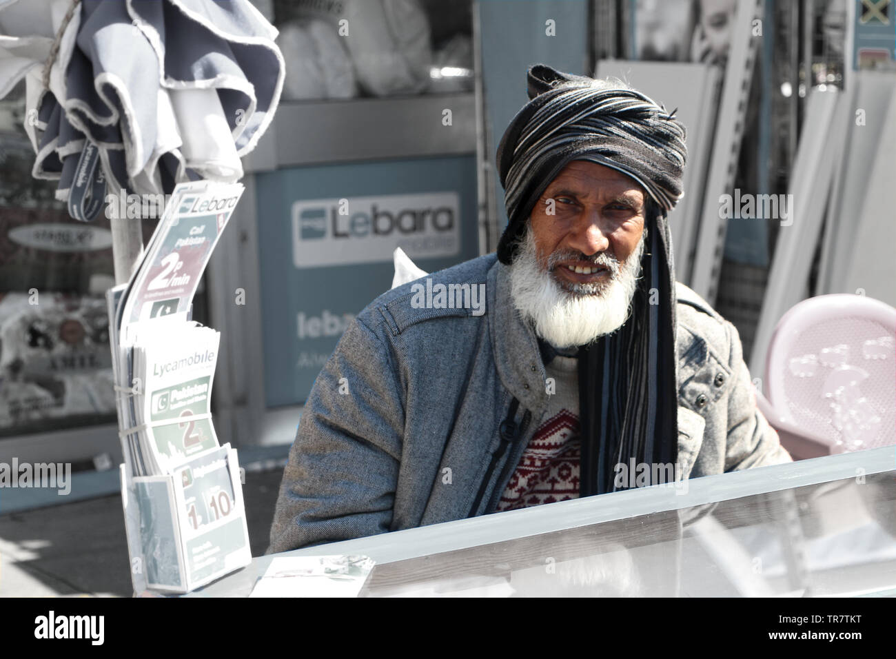 Street vendor Stock Photo